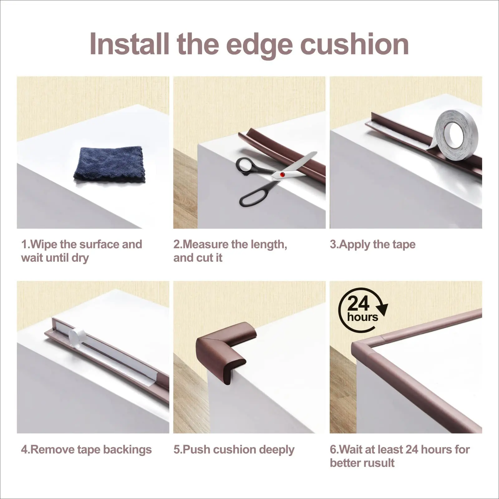Factory Direct Child Safe L Type 2M Baby Safety NBR Edge Corner Protection Guard for Corner Table Edge Made of Foam