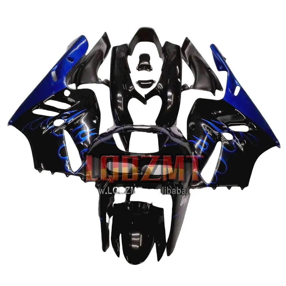 パーツ Fighter Ninja Bodys for KAWASAKI NINJA ZX-9R Blue Flames 94-97 Fairing