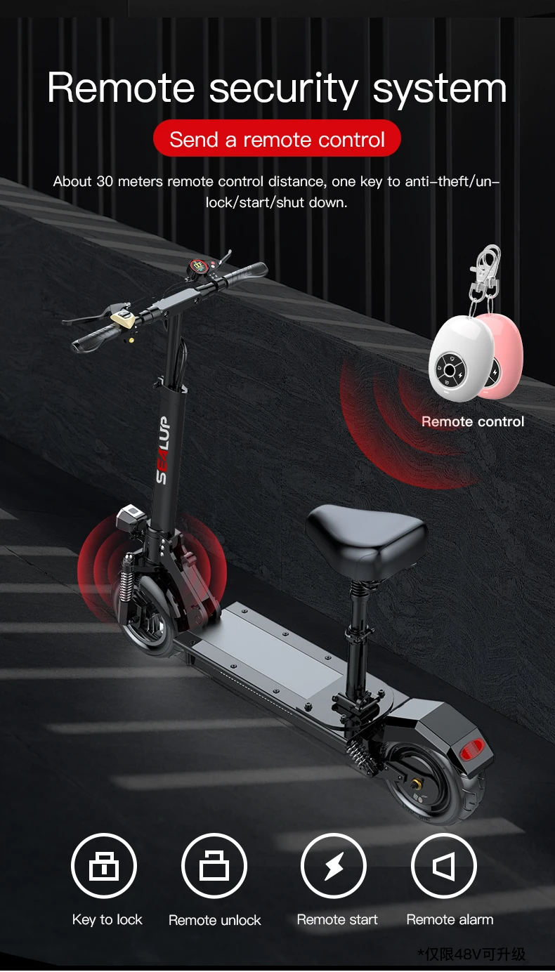 Sealup Q5 Folding Electric Scooter For Adults -400w Motor Foldable ...