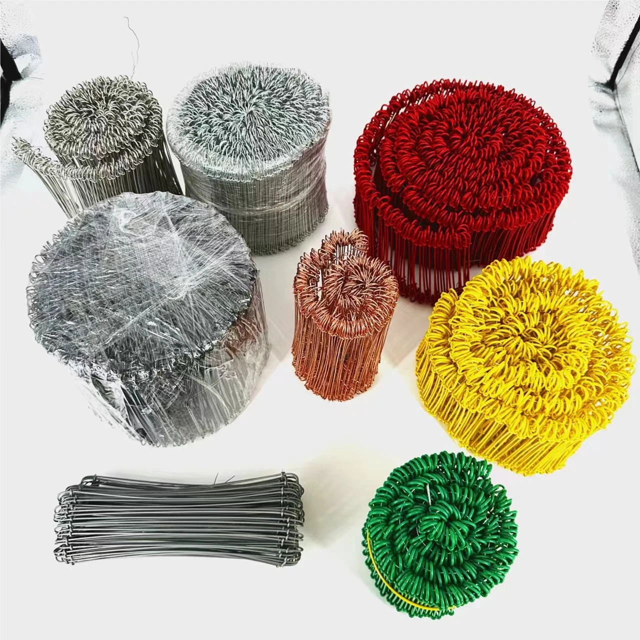 Industrial Grade PVC Coated Double Loop Rebar Wire Ties