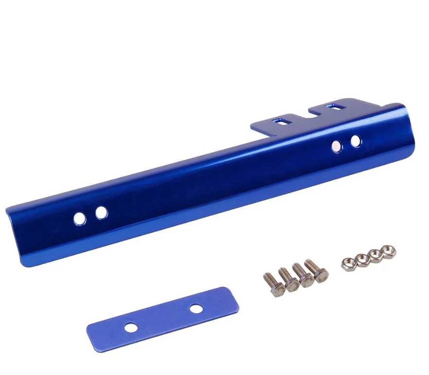 JDM автомобильная универсальная рамка из алюминиевого сплава для номерного знака L-образная рамка для европейского номерного знака