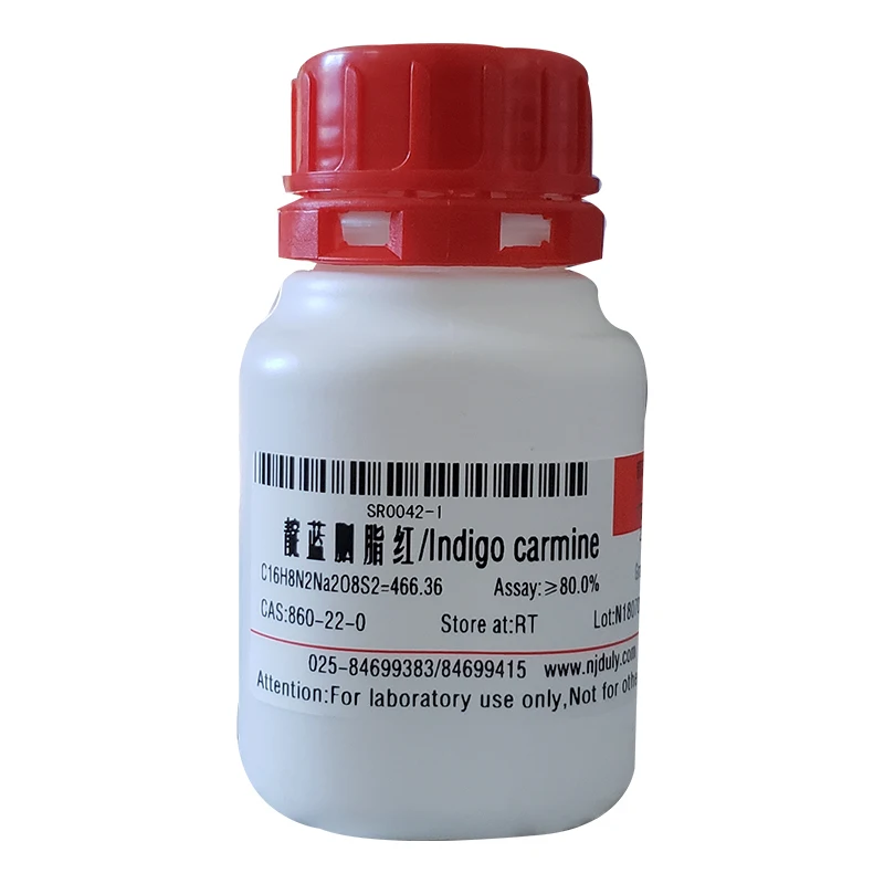 Provide High Quality Research Reagent Indigo Carmine Cas 860 22 0 Buy Indigo Carmine Acid Blue 74 Product On Alibaba Com