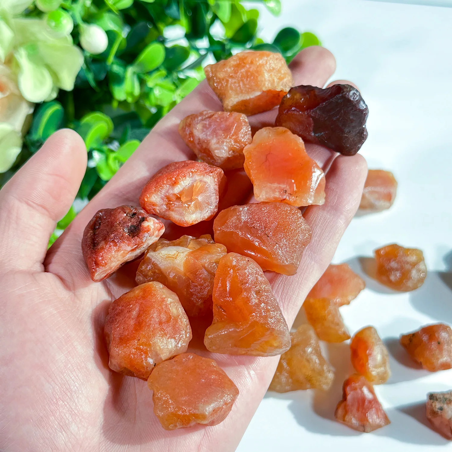 Wholesale Natural High Quality Rough Crystal Red Agate Raw Stone For