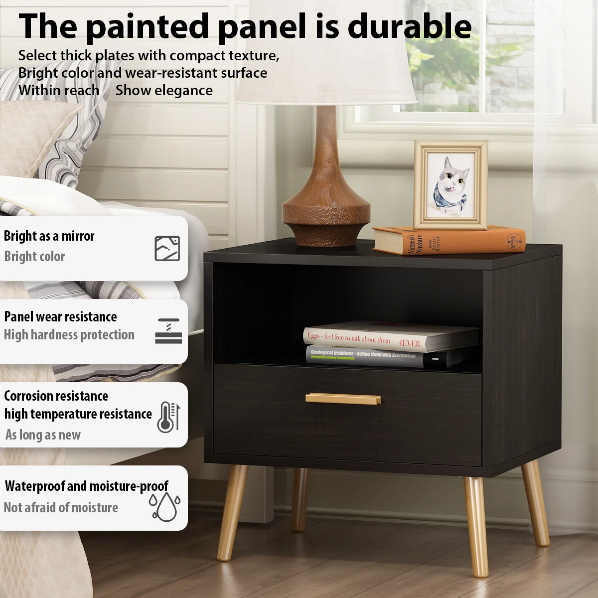 Modern Furniture Nightstands For Bedroom Nightstand Iron Bedside Table