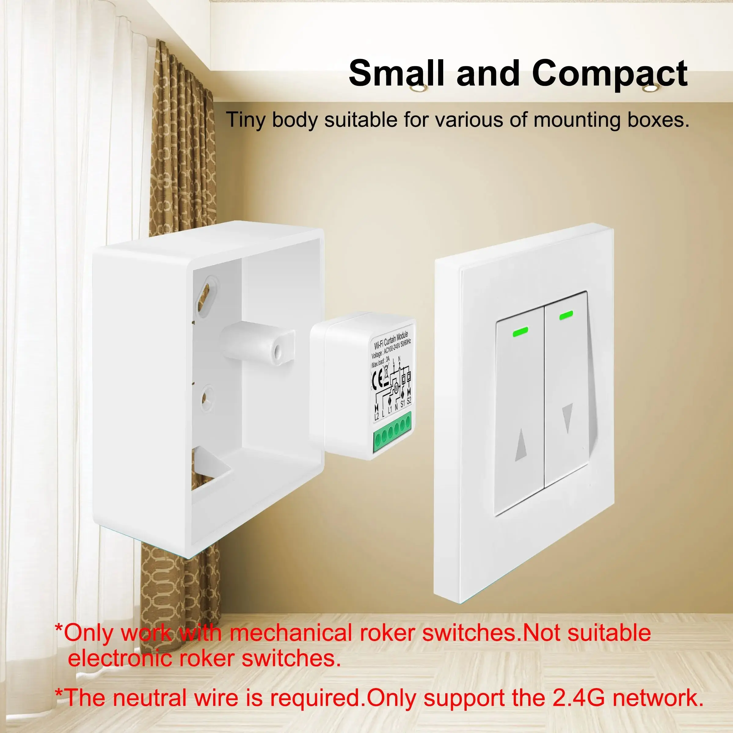 Matter Tuya WIFI Smart Light Switch Module Zigbee 1 Gang Smart Breaker Relay Alexa Google Wireless Switches