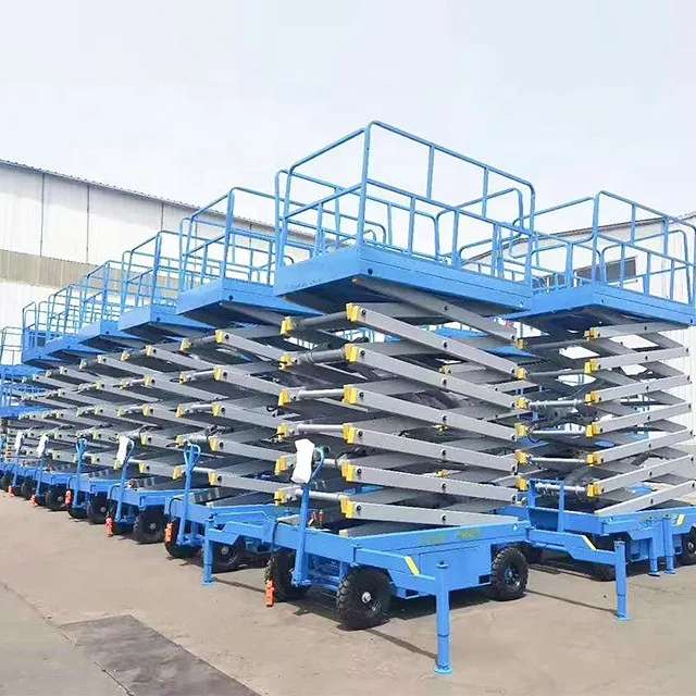 Featured Products Factory Price Hydraulic 6M Lift Height Electric Mobile Scissor Lift