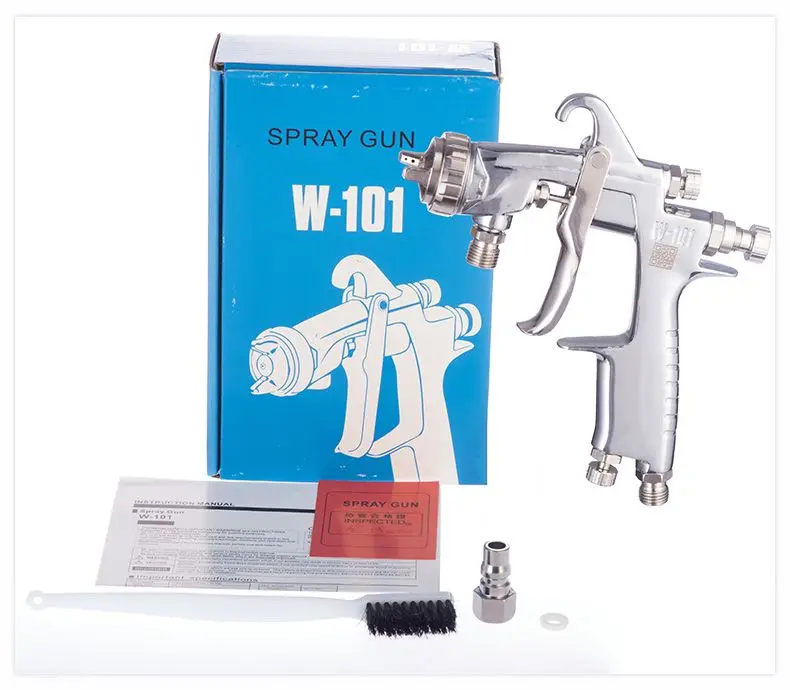 W101 Professional Paint Spray Gun 1.0/1.3/1.5/1.8mm Painting Gun For