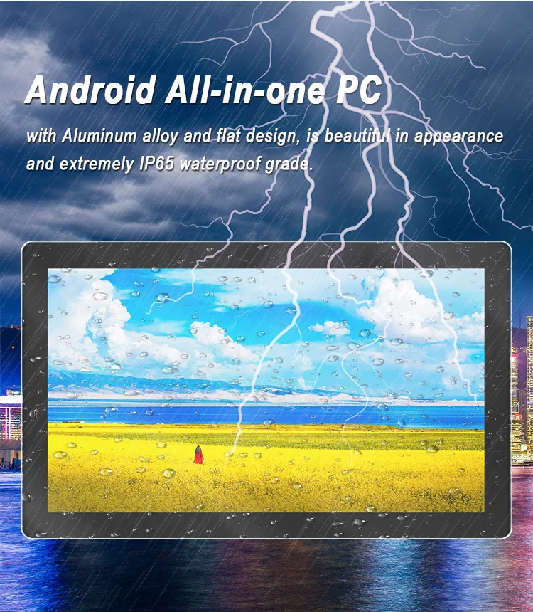 19 Inch Industrial TFT-LCD Panel PC Waterproof Capacitive Touch Screen 1440*900 Resolution Android All-in-One Tablet in Stock