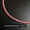 33. Brazil Rhodochrosite - Faceted