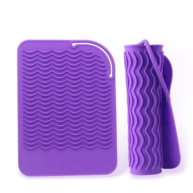 Heat Resistant Silicone Mat Pouch, Styling Tools Heat Mat