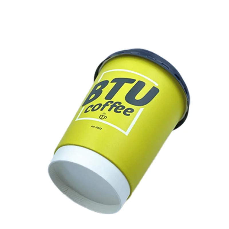 2024 Newest Bubble Tea Shop Double Wall Wear Resistant Paper Cups ...