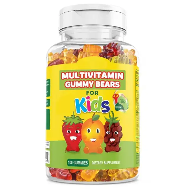 ODM/OEM Beneficial Improve Kids Immunity Health Promote Dietary Supplements Multivitamin Bears Gummies