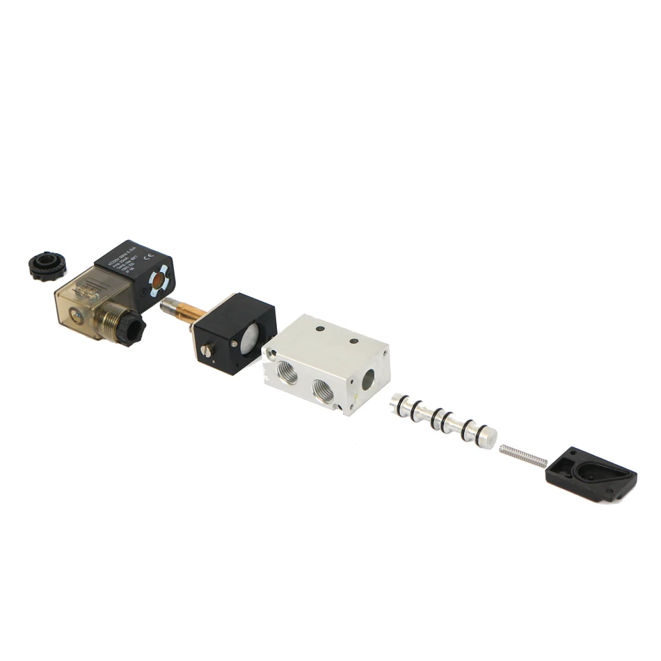 Yxpc Brand Pneumatic Valves Suppliers Aluminum 220v 110v 24v 12v 3w 1/4