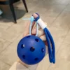 Dark blue ball-squeezing rubber buckle-dark blue cord