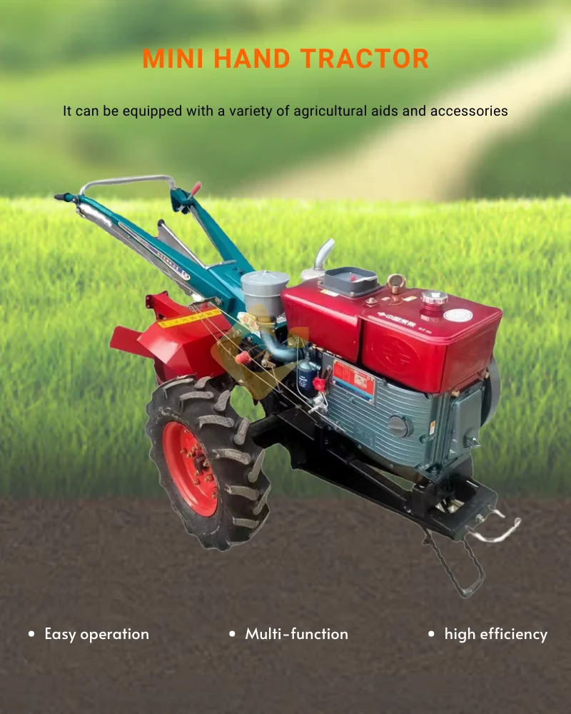 8hp12hp 15hp 18hp 20hp 22hp Hand Tractor Farm Mini Diesel Motocultor