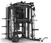 Máquina 938K con pila de pesas de 140 kg