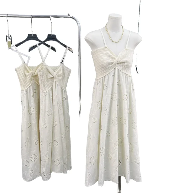 Best Selling Made in China Gentle and Sweet Sexy School Girl Midi Dress Casual for Autumn Parties