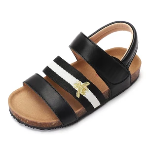 Factory Wholesale Children's Autumn Sandals Girl's Cork Bottom Thick Flat Beach Shoes Leisure Summer Design