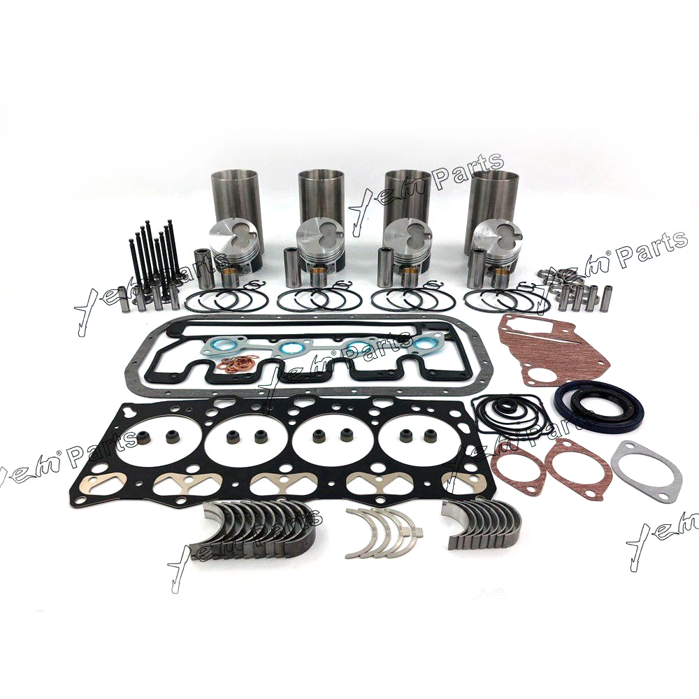 4LE1 Overhaul Kit With Bearings Full Gasket Set Liner Kit for Isuzu Engine