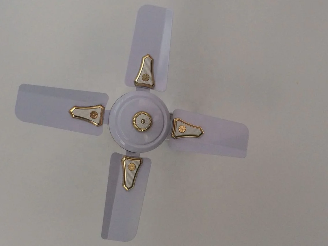 Orbital African 24 Inch  Iron Blades 220v Metro Ceiling Fans Manufacturer in China Coffee White Color