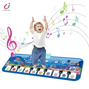 Chengji Child Musical Dance Mat Cartoon Ocean Themed Colorful Musical Toys Child Floor Piano Keyboard Mat Carpet Animal