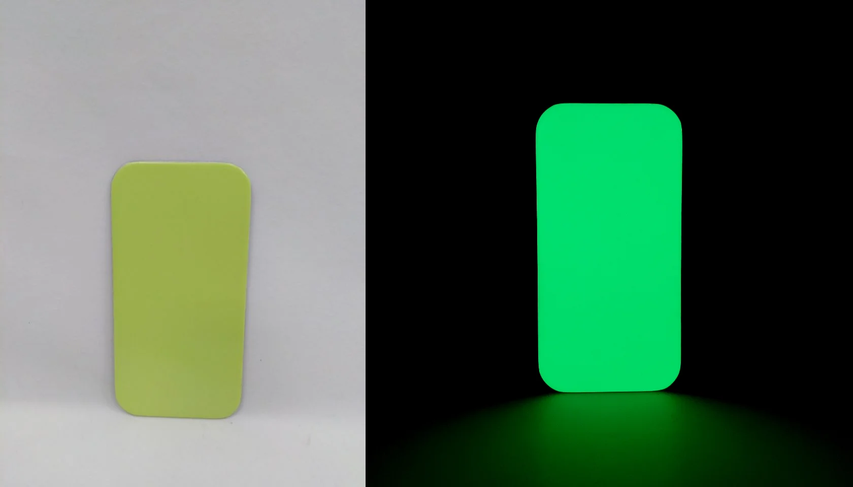 Junting Luminescent Board for Glow in the Dark Rigid PVC Sheet Photoluminescent Pigment Reflective Material for Outdoor Lighting