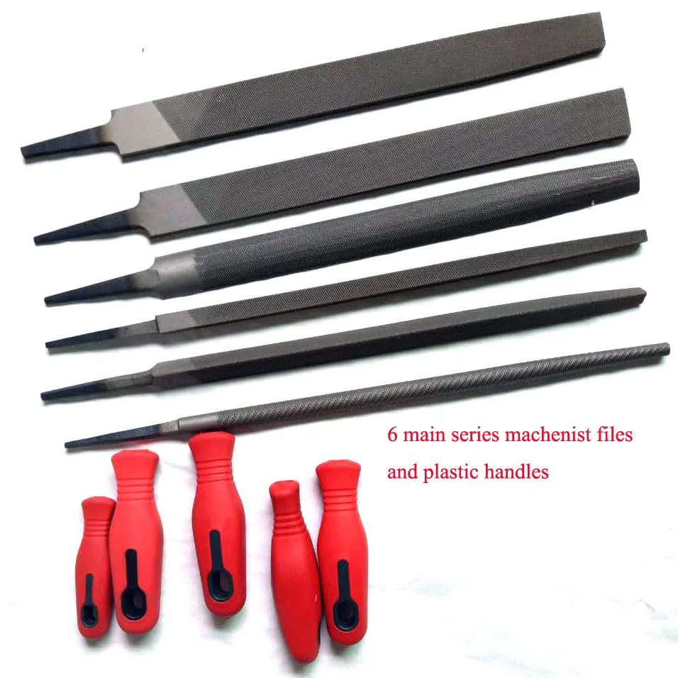 12pcs Assorted Wooden Or Plastic Handle Wood Rasps Steel Files Hand Tools Set In Pouch Or