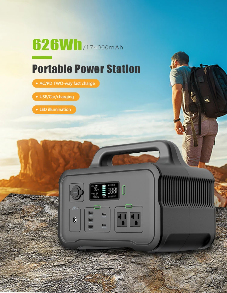 Hkivi 600w Solar Power Station With Expandable Batteries Super Power ...