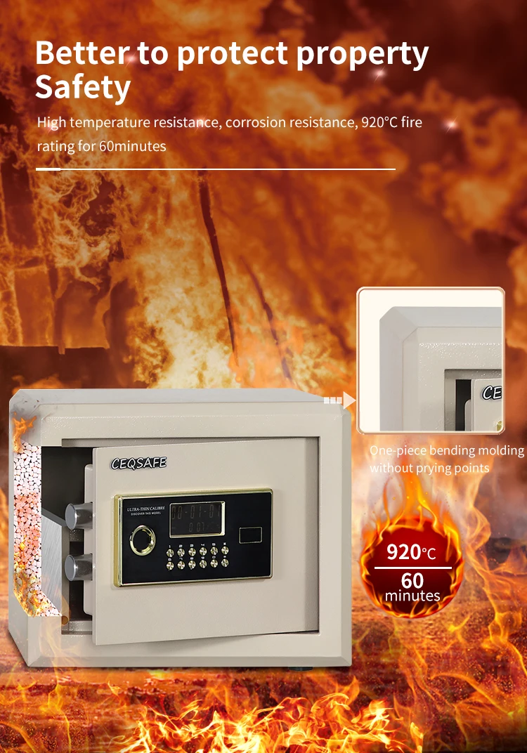 CEQSAFE Best-selling High Security Mini Home Electronic Safe Deposit Box manufacture