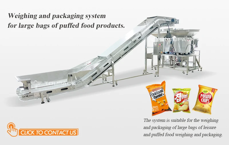 Fully Auto Multihead Weigher Packing Machine with 10" Color Touch Screen and 1 Year Warranty