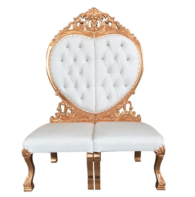 Luxury Royal Wedding Throne Sofa Chairs For Bride And Groom Used