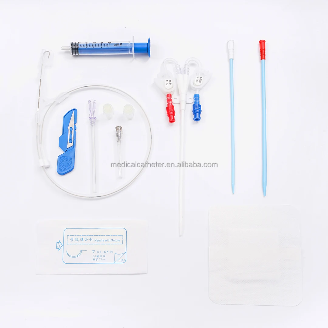 Acute Hemodialysis Catheter/ Dialysis Catheter Set Double Lumen Buy