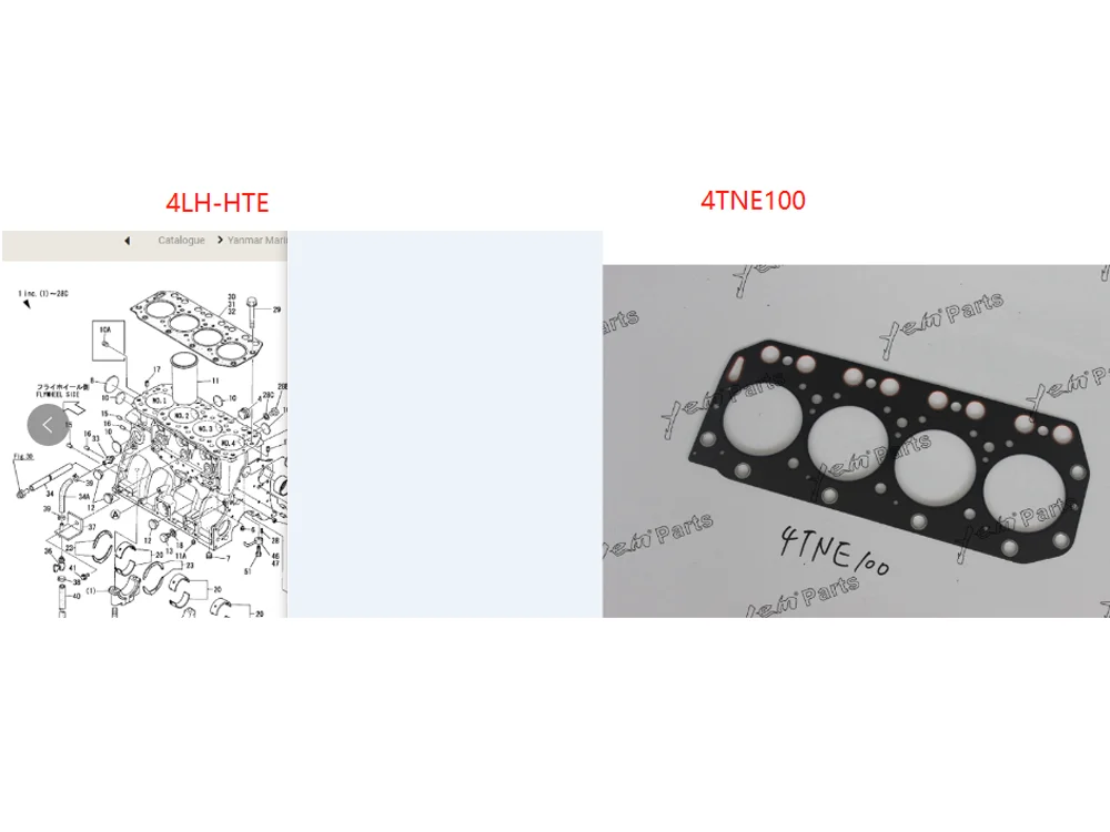 4LH-HTE Sleeve for Yanmar Engine Spare Part 2