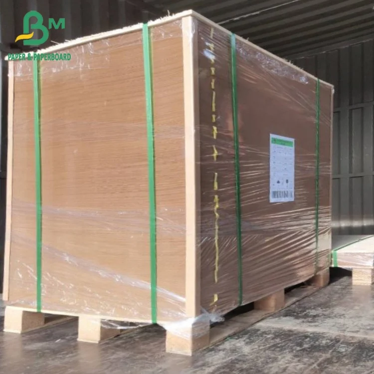 Natural Container Board Unbleached Kraft Paper 300gsm