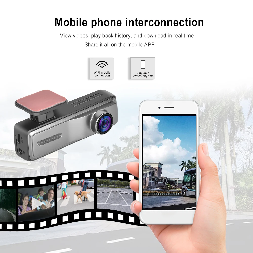 Front Facing DVR Camera Dash Cam USB Android Head Units Loop Recording Hd Ca570