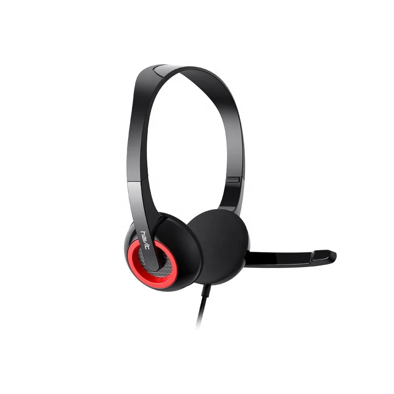 H202D Havit Guangzhou Pc Headset Computer Earphone Stereoheadphone on Ear With Microphone
