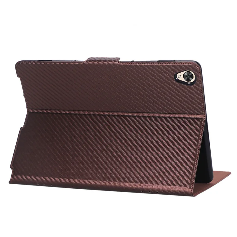 PU leather Custom Wholesale Tablet Carbon Pattern Protect Case For Huawei M6 10.8 M5 T5 details