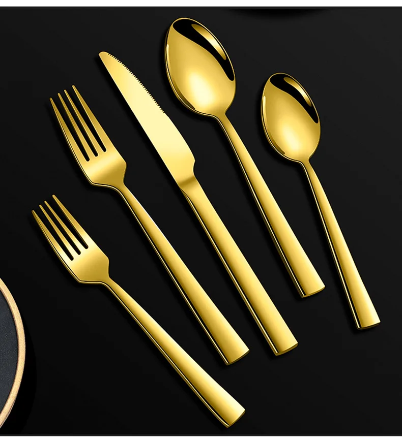 Manufacturer Wholesale Stainless Steel Cutlery Heavy Simple Thickened