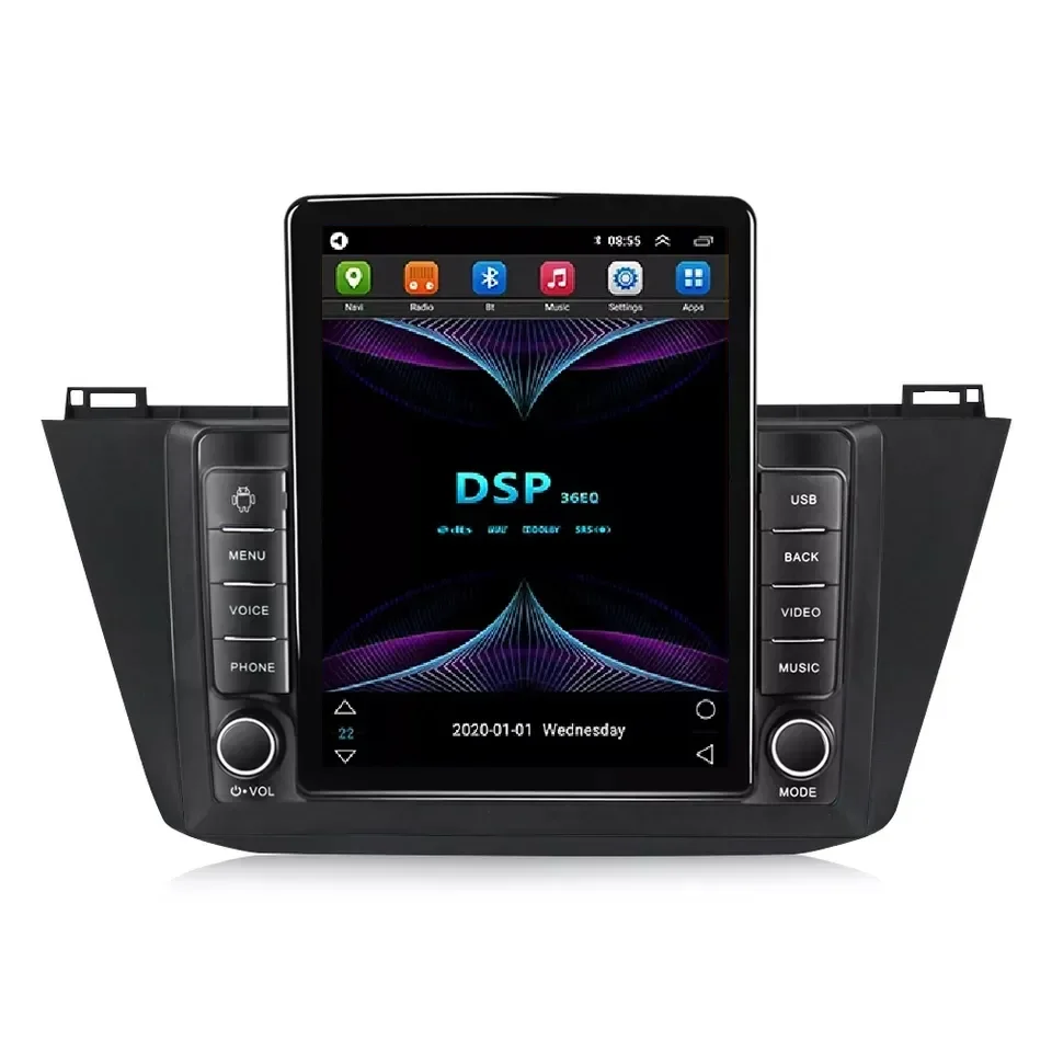 Tesla Android 13 8+128G Car Stereo Player for VW Tiguan 2016 2017 2018 Car Dvd Player DSP RDS AM FM GPS BT Radio Android