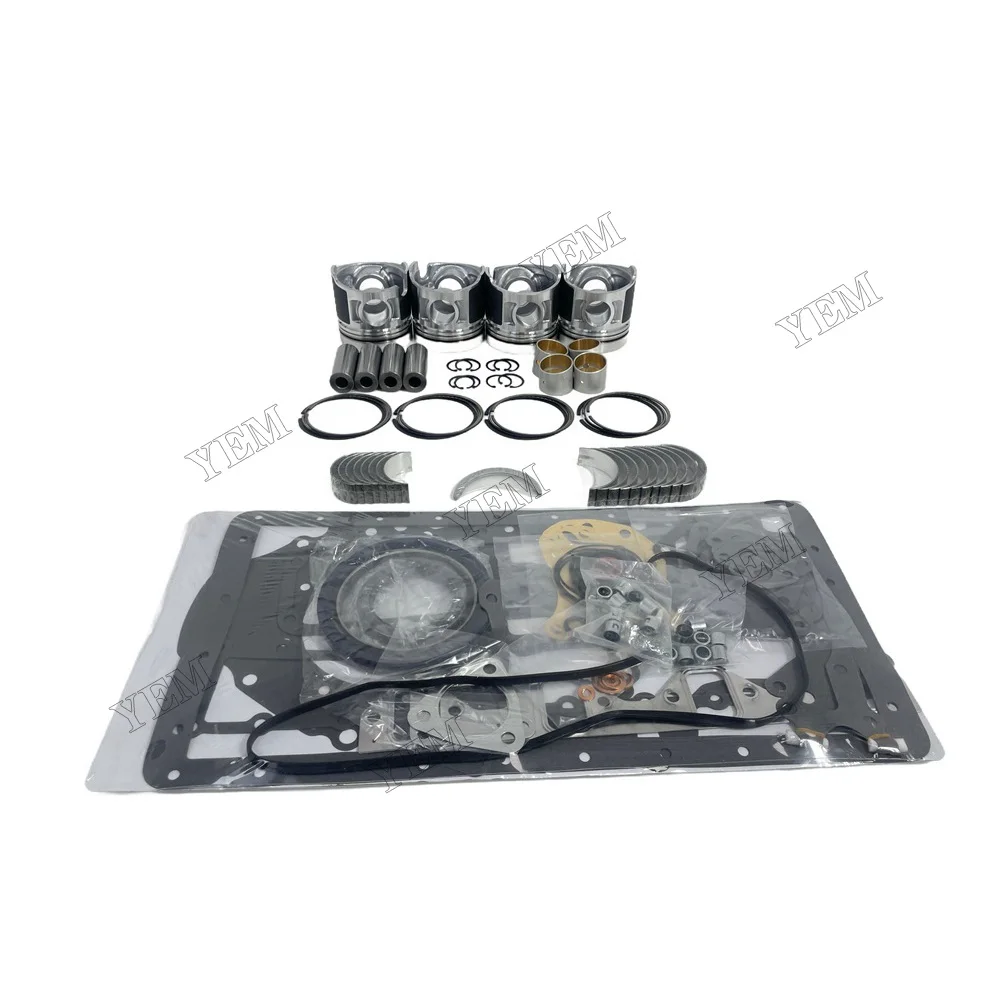 Overhaul Kit With Cylinder Gaskets Piston Rings Bearings Fit for Mitsubishi D04F Engine Parts 4
