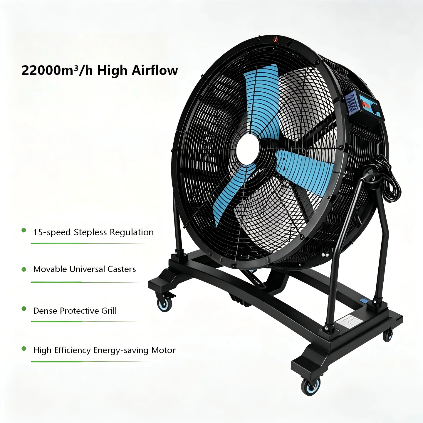 High Velocity Drum Fan, 920A, 22000 - detail 6