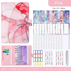 Бюджетная папка A6 бюджетная с конвертами на молнии органайзер для денег из искусственной кожи премиум-класса кассовых вкладов планировщик