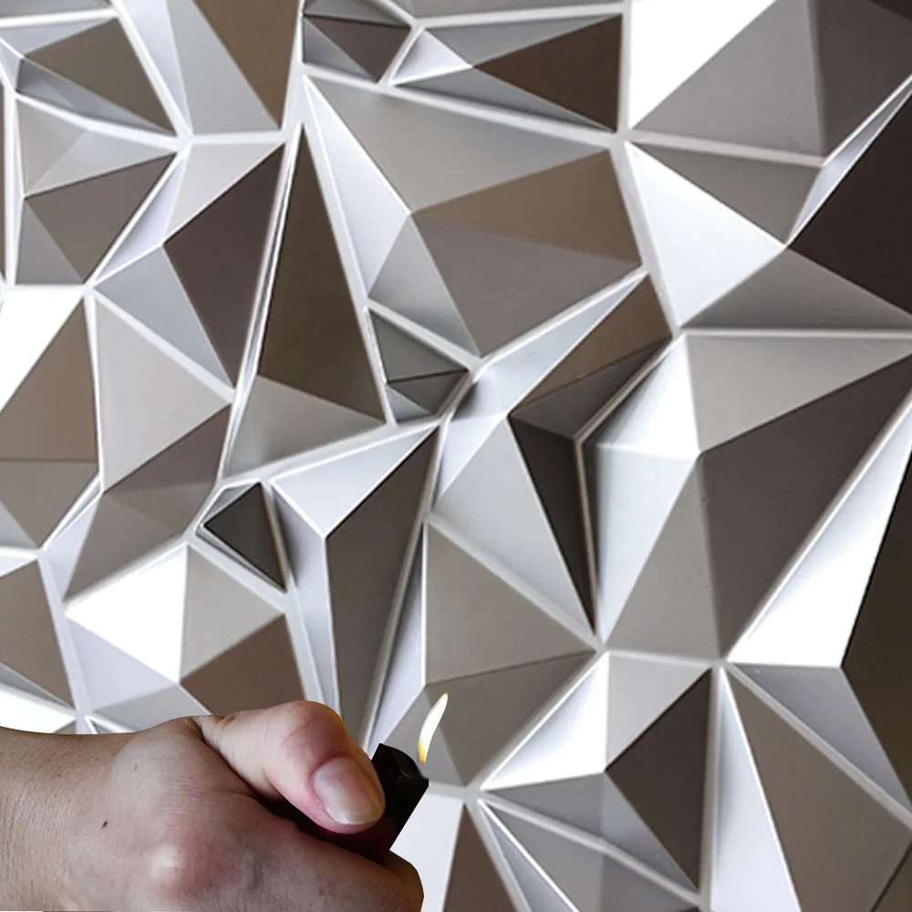 Home Interior Modern Design Decorative PVC 3D Diamond Wall Panel