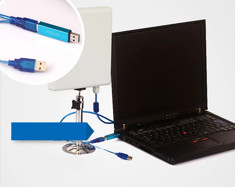 Factory Supplied Top Signal Panel Wireless 2.4/5.8G Wifi Antenna with Long Range 3Km 600Mbps Antenna