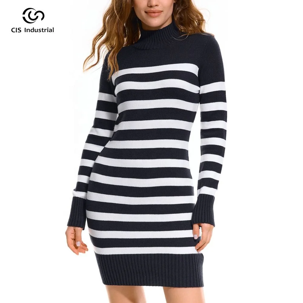 long sleeve striped bodycon dress Long Sleeve Bodycon Dress from REFINERY – Refinery main image 1