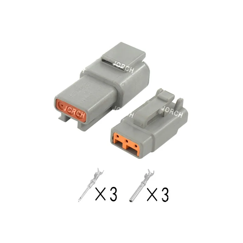 Kit Connecteur électrique étanche Deutsch DTM 2 Broches IP67 - Références DTM04-2P Et DTM06-2S, Pour Câbles 16-22 AWG
