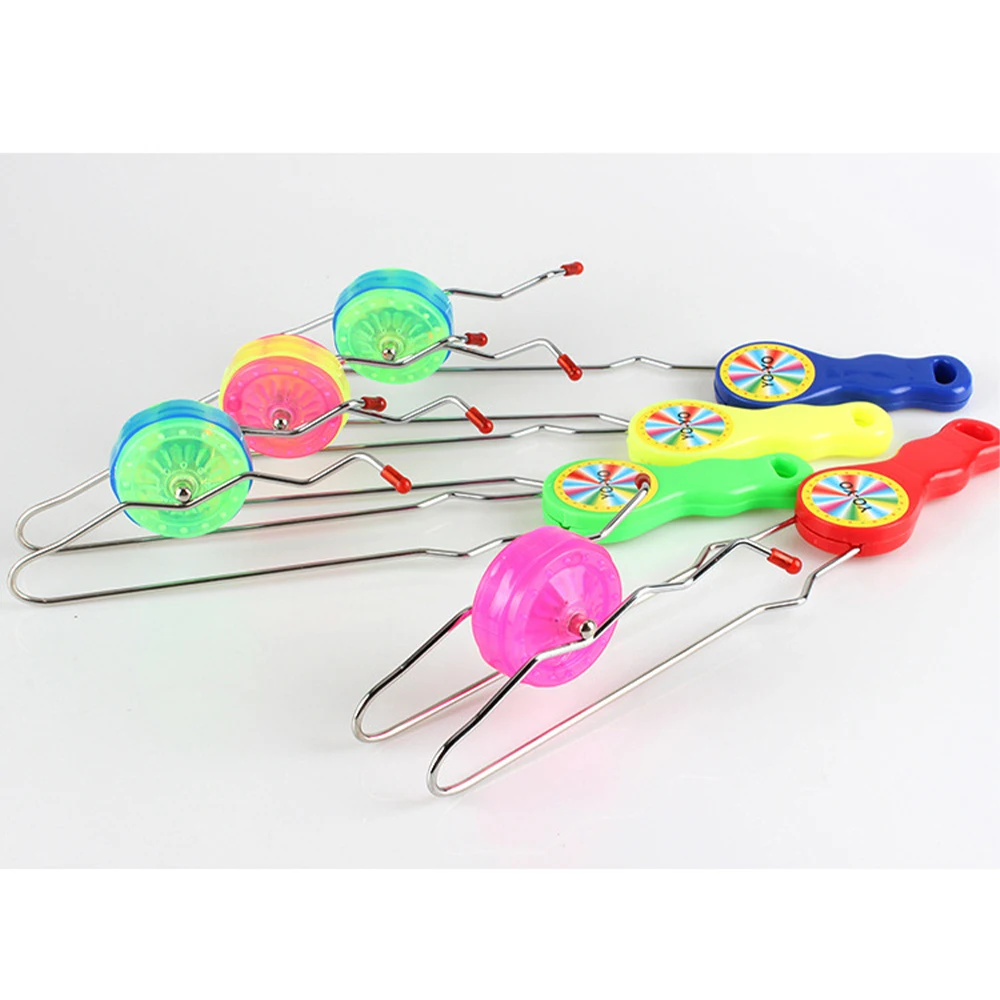 Классические игрушки красочный светодиодный магнитный йо-йо светящийся волшебный мигающий гироскоп со светодиодной