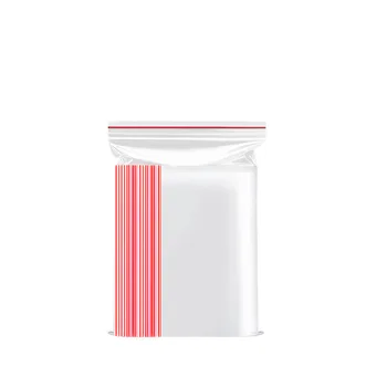 Waterproof 4mil Heavy-duty for Outdoor Event Tickets, Maps, and Documents PE Plastic Zip Bags