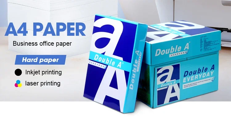 80GSM Double a White A4 Copy Paper Multipurpose 80g Pulp Office Copy Paper