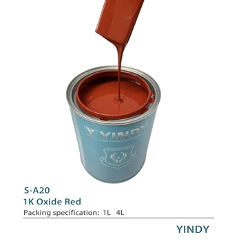 Quality Supplier   Manufacturers specializing In High-Performance Acrylic 1K Oxide Red Color Coating  Automotive Refinish Paint